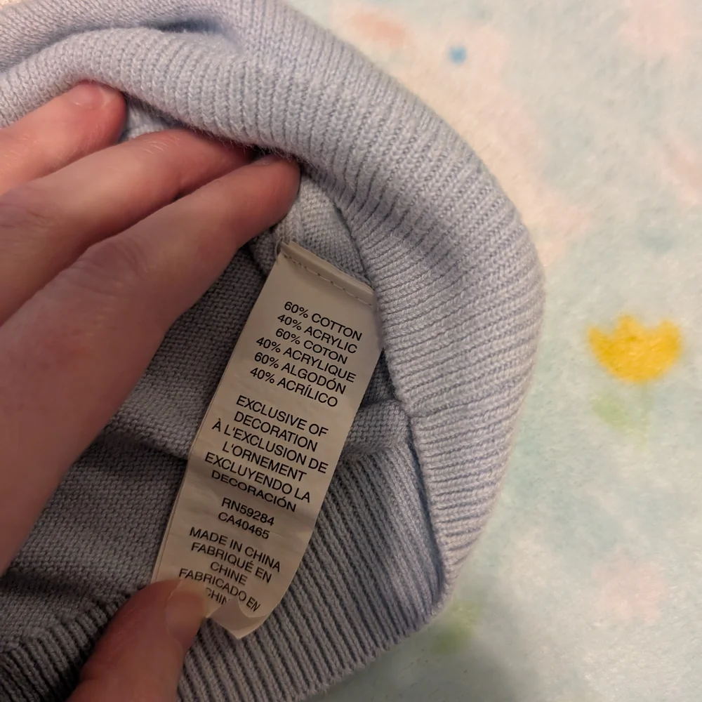 The Children's Place Light Blue Polar Bear Blue Knit Sweater Girl's 18 24 Month